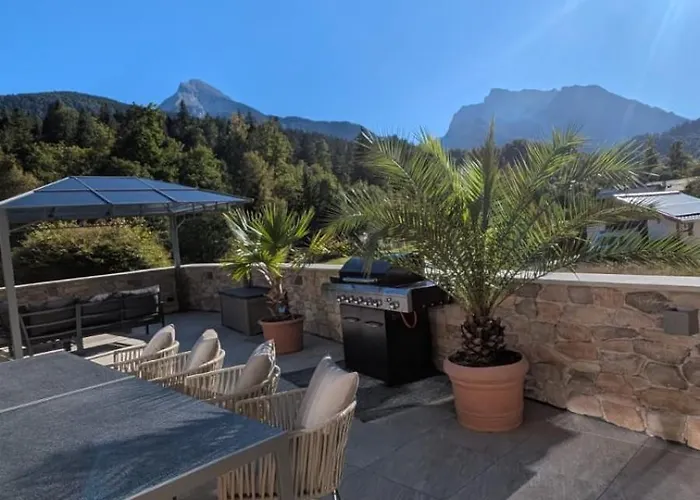 Wellness Mit Sauna, Outdoor Whirlpool & Kamin Apartment Bischofswiesen